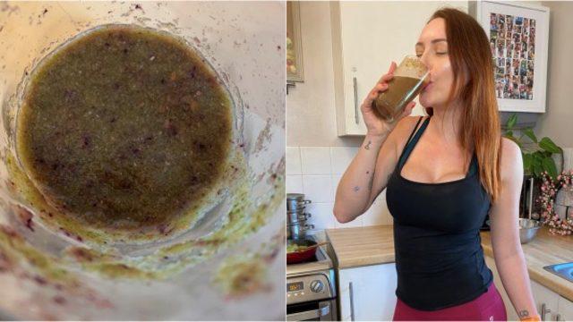 Koronavirüsle mücadele etmek için spermli smoothie içen anne