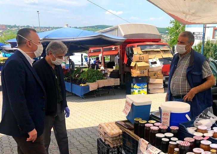 Başkan Mutlu Işıksu pazarları gezdi G3