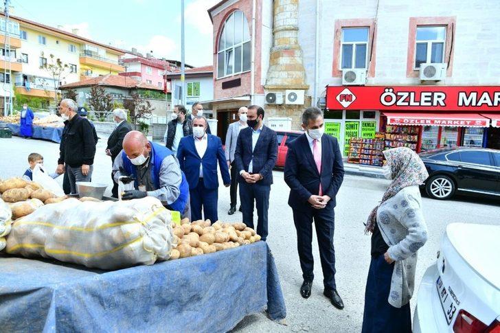 Mamak Belediyesinden sokak pazarı uygulaması G1