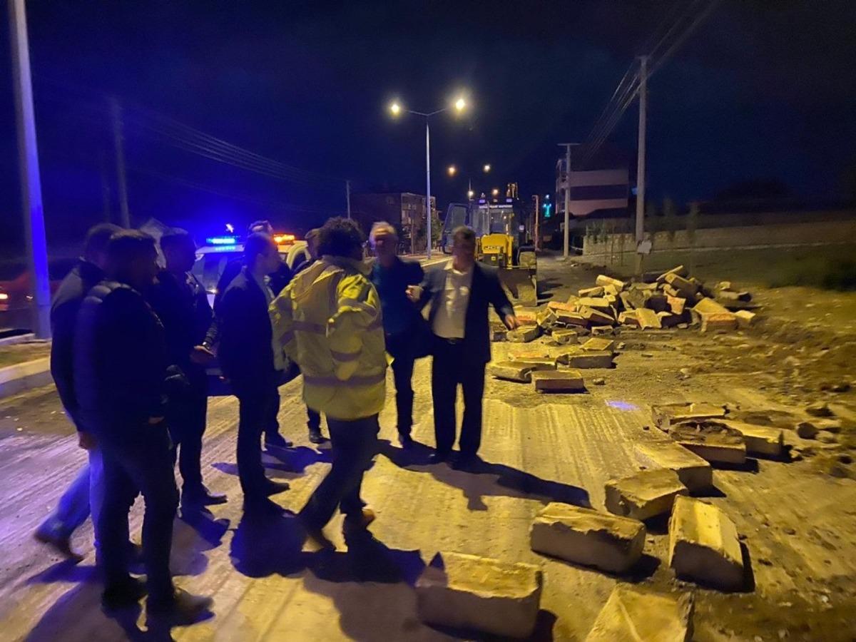 Emirdağ Belediyesi Konya Caddesi&rsquo;nde &ccedil;alışmalara başladı