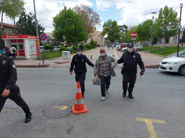 Kayseri Valiliği önünde ‘İntihar’ ihbarı polis ekiplerini harekete geçirdi