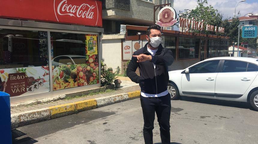 Anahtarı &uuml;zerinde bırakıp markete gitti, aracı saniyeler i&ccedil;inde &ccedil;alındı