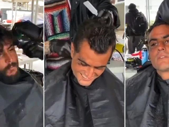 Uyuşturucu bağımlısı evsiz adamın görünümündeki inanılmaz değişim