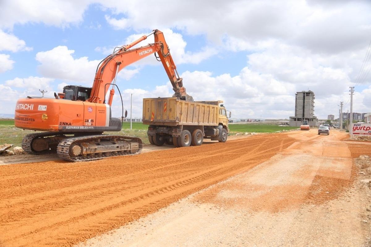 Karaman Belediyesi alt ve &uuml;st yapı &ccedil;alışmalarına devam ediyor