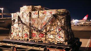 Türkiye'den Tunus'a tıbbi malzeme