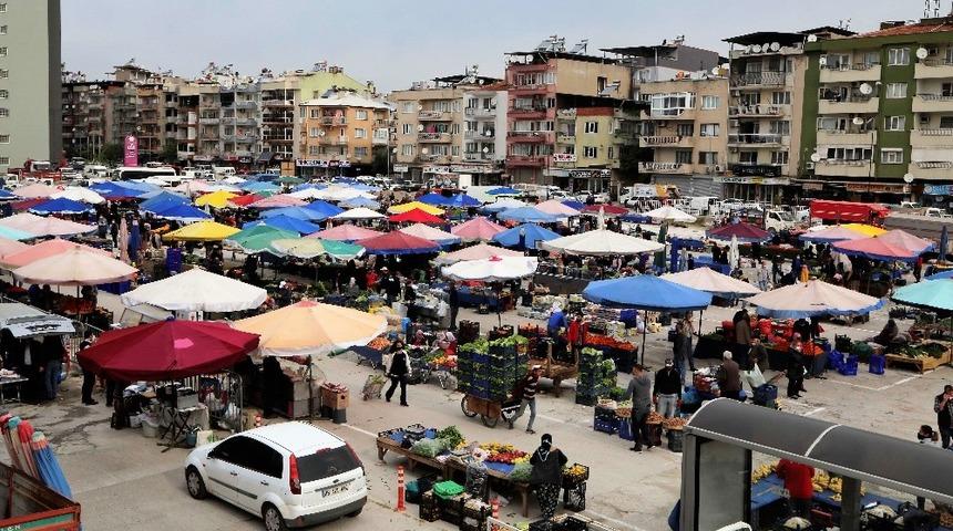 Efeler&rsquo;de Pazar yerlerinin g&uuml;nleri değişti