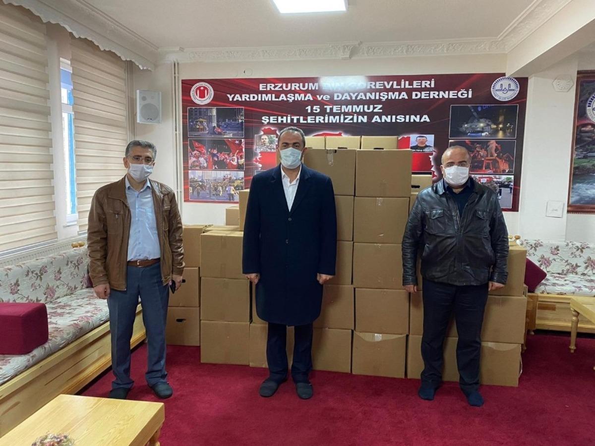 Din G&ouml;revlileri Derneği&rsquo;nden 250 aileye gıda yardımı