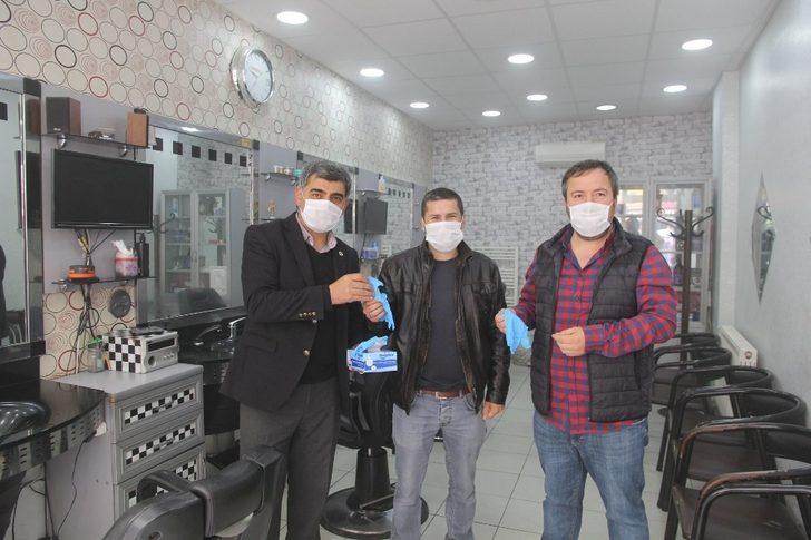 Berber ve kuaförler dezenfekte edildi G2