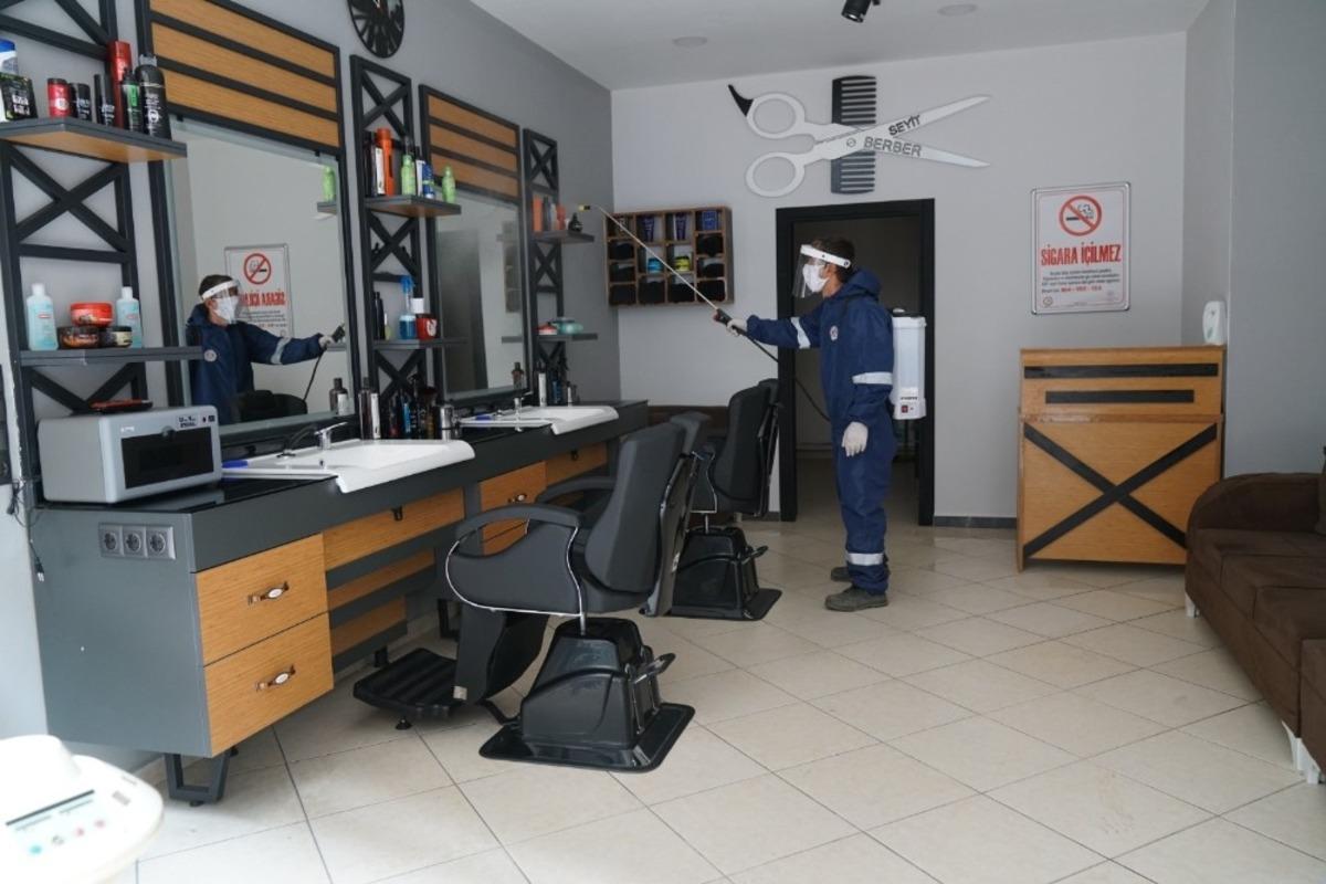 Terme&rsquo;de berber ve kuaf&ouml;rler a&ccedil;ılışa hazırlanıyor