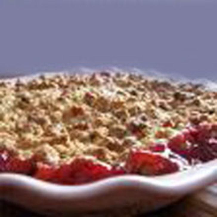 Çilekli Kıtır (Crumble)