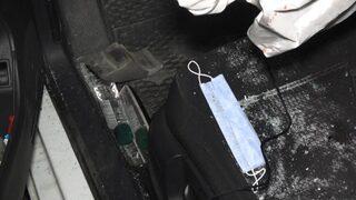 Direksiyonda kolonya sürerken kaza yaptı