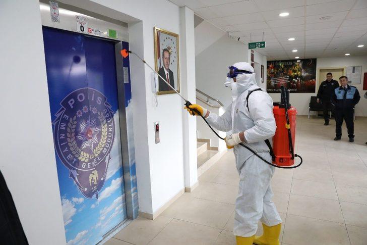 Suluova’da dezenfekte çalışmaları sürüyor G5