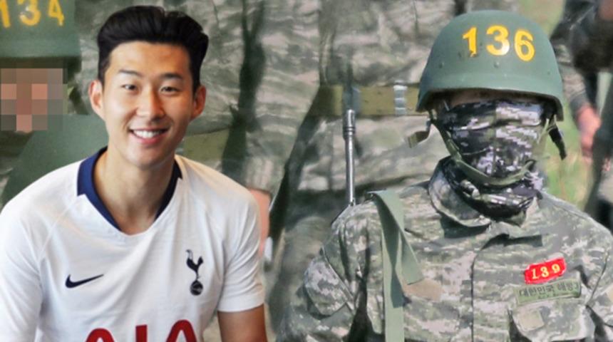 Tottenhamlı futbolcu Son, zorunlu askerlik görevini yaptı