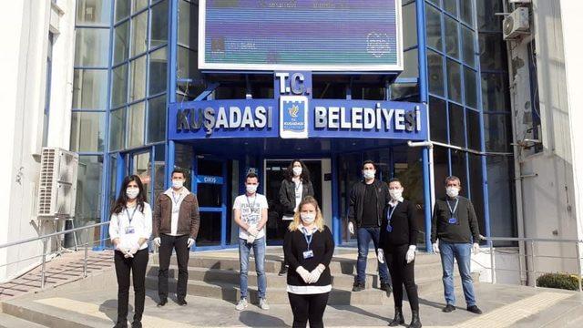 Güvercin Masa, Kuşadası’nda salgınla mücadelenin görünmeyen kahramanı oldu