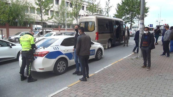 Esenyurt'ta 2. kez durdurulan minibüsten 32 yolcu çıktı G2