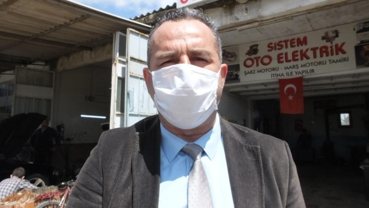 Burhaniye&rsquo;de pazara sosyal mesafe ayarı