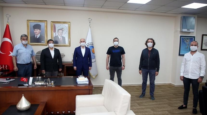 MGC y&ouml;netimi Başkan G&uuml;ltak&rsquo;ı ziyaret etti