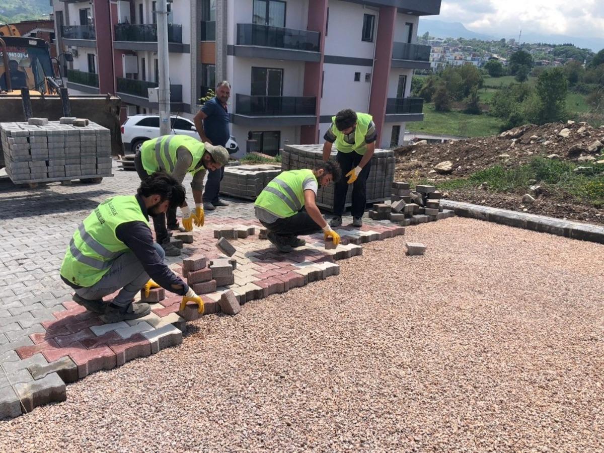 Başiskele&rsquo;ye yeni parke yollar yapılıyor