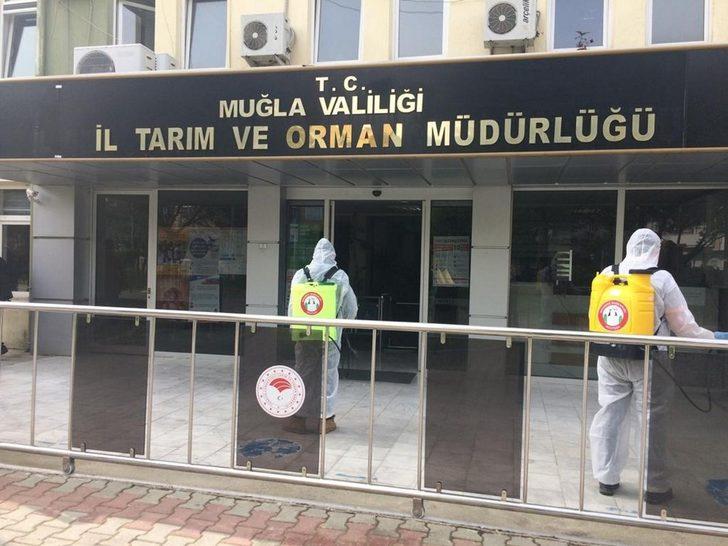 Menteşe’de dezenfeksiyon işlemleri devam ediyor G5