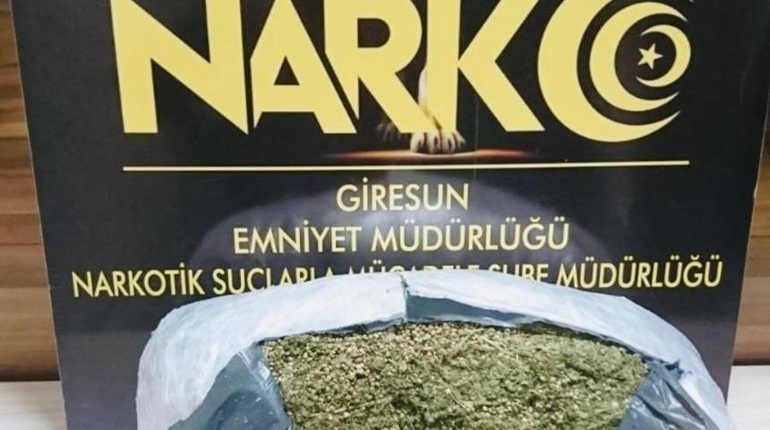 Giresun&rsquo;daki uyuşturucu operasyonunda 3 tutuklama
