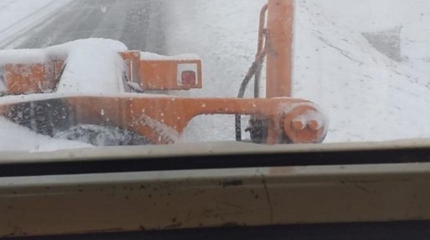 Giresun&rsquo;un y&uuml;ksek kesimlerinde kar yağışı