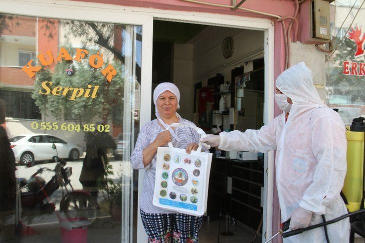 Kuyucak’ta berber ve kuaför salonları dezenfekte edildi G3