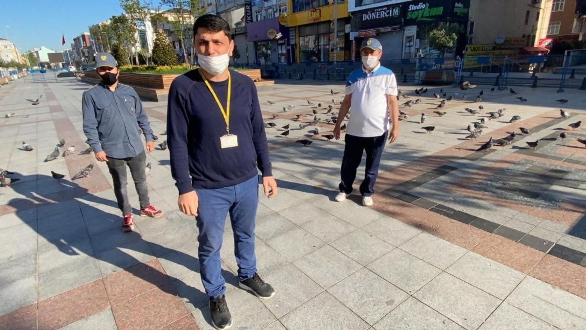 PTT &ccedil;alışanları g&uuml;vercinleri unutmadı