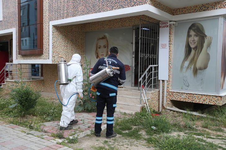 Merkezefendi’de 730 berber, kuaför ve güzellik salonu dezenfekte edildi G2