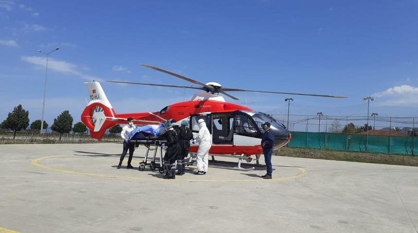 Helikopter ambulans bakımdan &ccedil;ıktı hastalar i&ccedil;in havalanmaya başladı