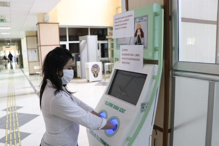 Şanlıurfa Hükümet Konağına dezenfektan kabini G1