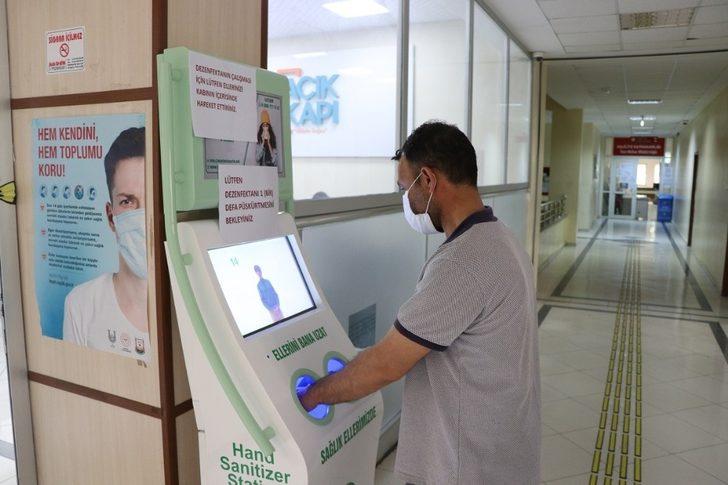 Şanlıurfa Hükümet Konağına dezenfektan kabini G3