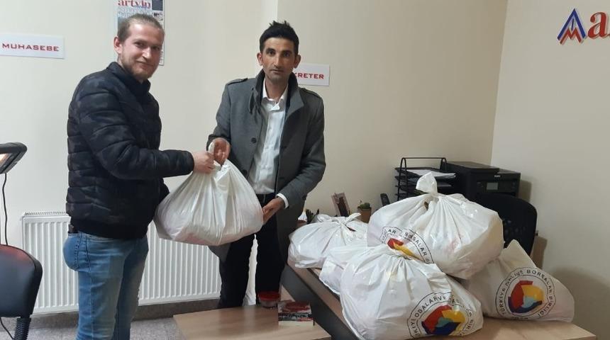 Artvin&rsquo;de gazetecilere anlamlı destek