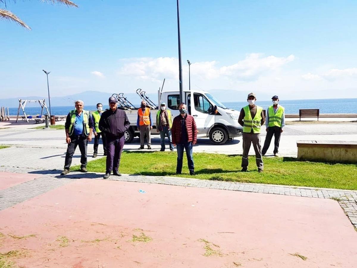 Mudanya sahilleri Bursa B&uuml;y&uuml;kşehir Belediyesi&rsquo;yle g&uuml;zelleşiyor