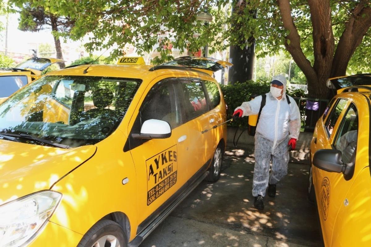 Taksilerde korona vir&uuml;s &ouml;nlemi