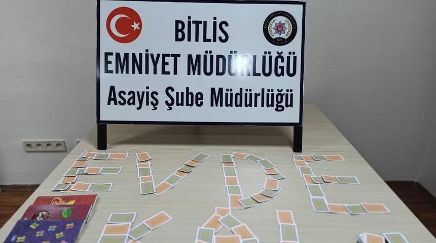 Bitlis&rsquo;te kumar oynayanlara ceza kesildi