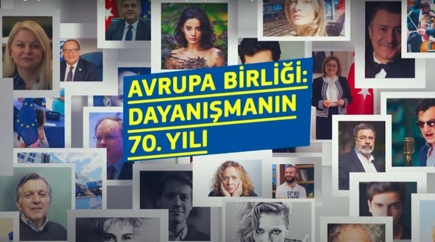 Şahin Avrupa g&uuml;n&uuml; kutlama programına katıldı