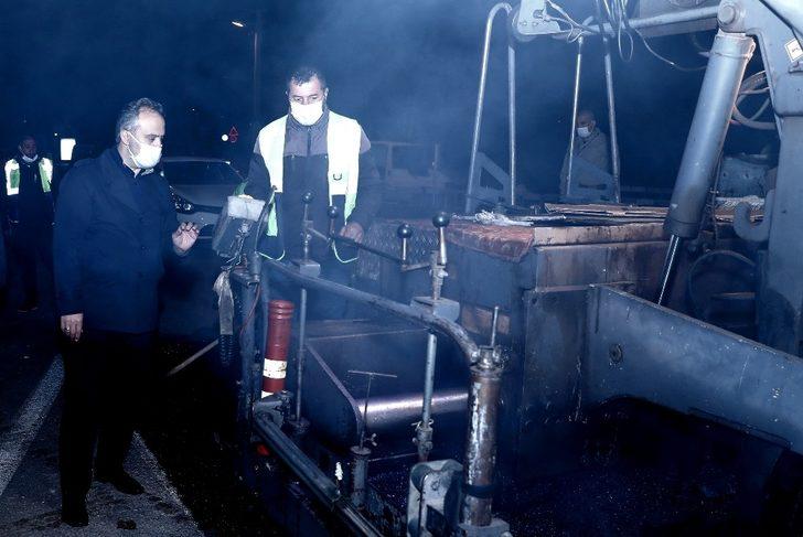 Bursa için sahurda asfalt vakti G1