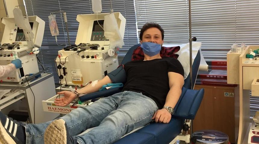 Koronavirüsü yenen eczacı kalfası immün plazma bağışçısı oldu