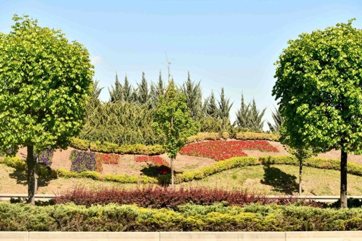 Başkent &ccedil;i&ccedil;eklerle g&uuml;zelleşiyor