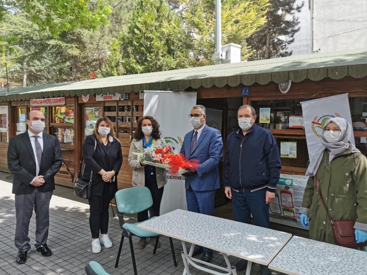 Ahlatcı&rsquo;dan &Ccedil;&ouml;lyak Derneği&rsquo;ne ziyaret