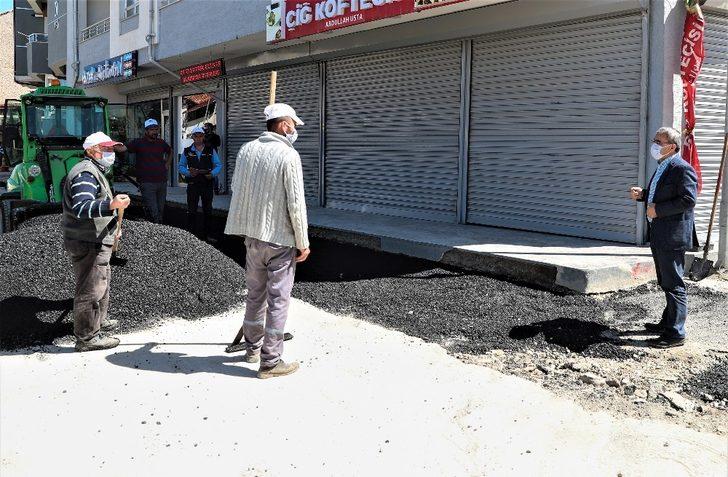 Başkan, asfalt çalışmalarını inceledi G3