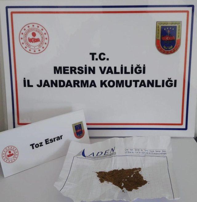 Tarsus’ta uyuşturucu operasyonu