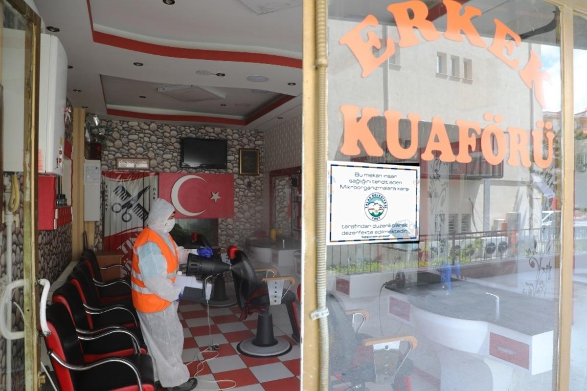 Talas&rsquo;ta berber ve kuaf&ouml;rler a&ccedil;ılışa hazırlandı