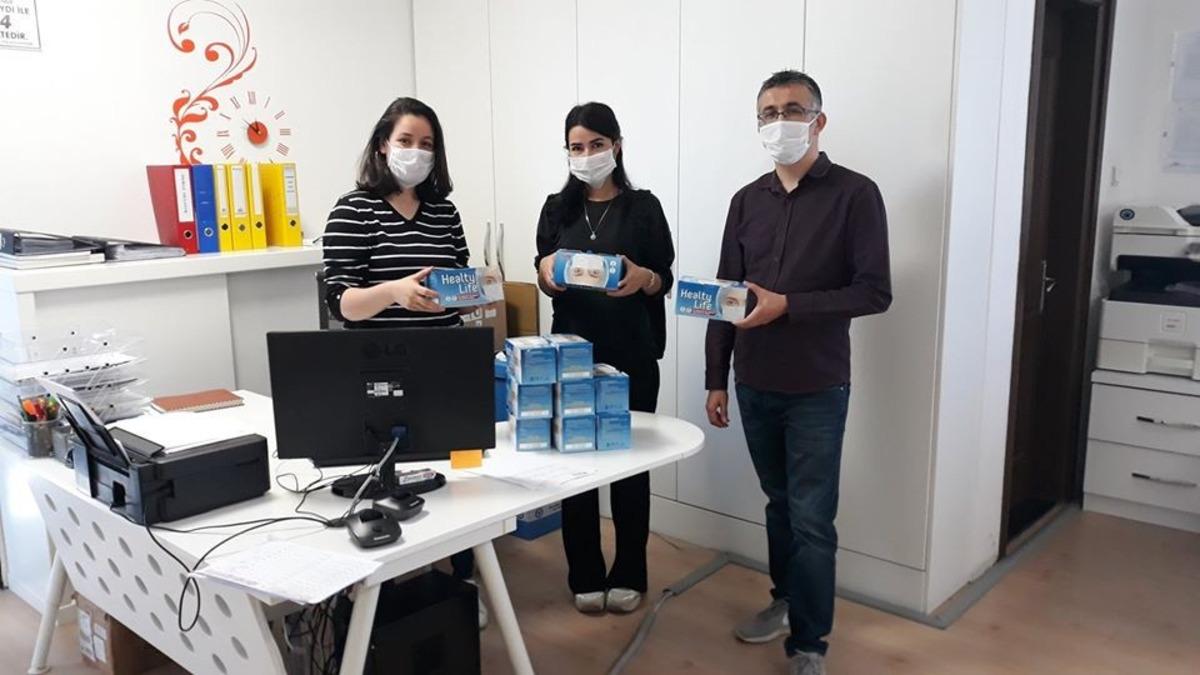 Salihli OSB&rsquo;ye 19 bin maske