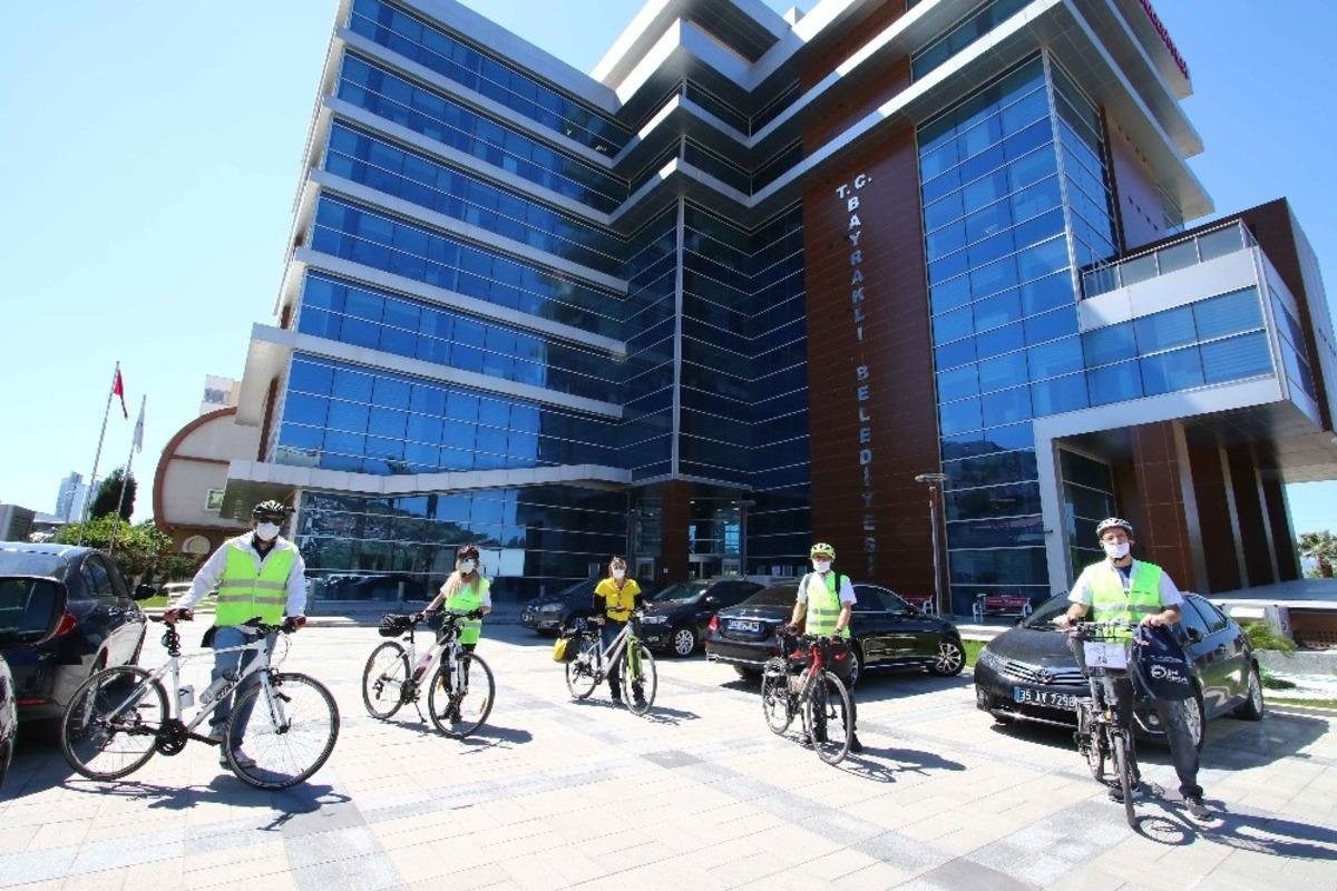 Salgınla m&uuml;cadeleye bisikletli destek