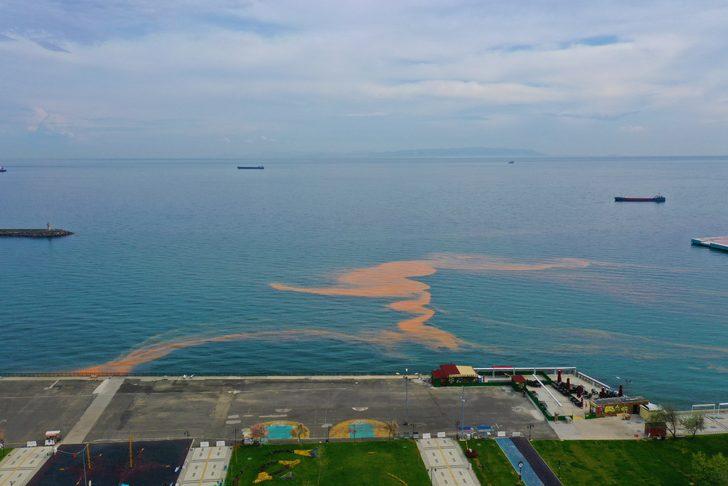 Tekirdağ sahili turuncu renge boyandı G3