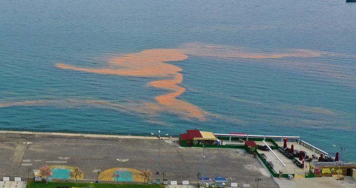 Tekirdağ sahili turuncu renge boyandı G4