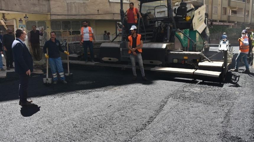 Bağlar Belediyesi asfalt rekoru kırdı