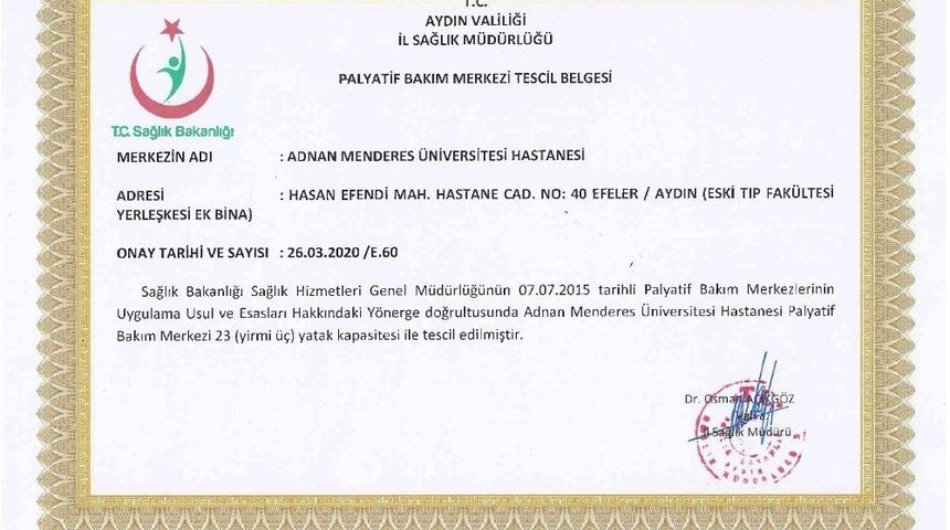 AD&Uuml; Hastanesi&rsquo;nde Palyatif Bakım Merkezi a&ccedil;ılacak