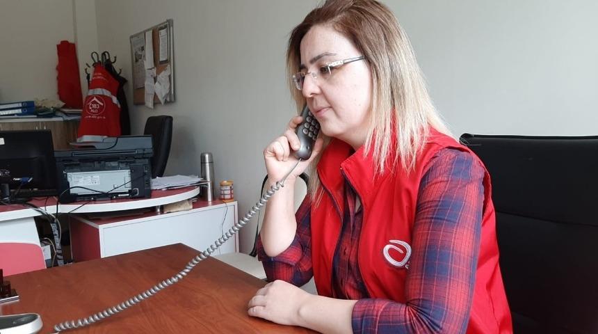 Vatandaşlara psiko sosyal destek devam ediyor